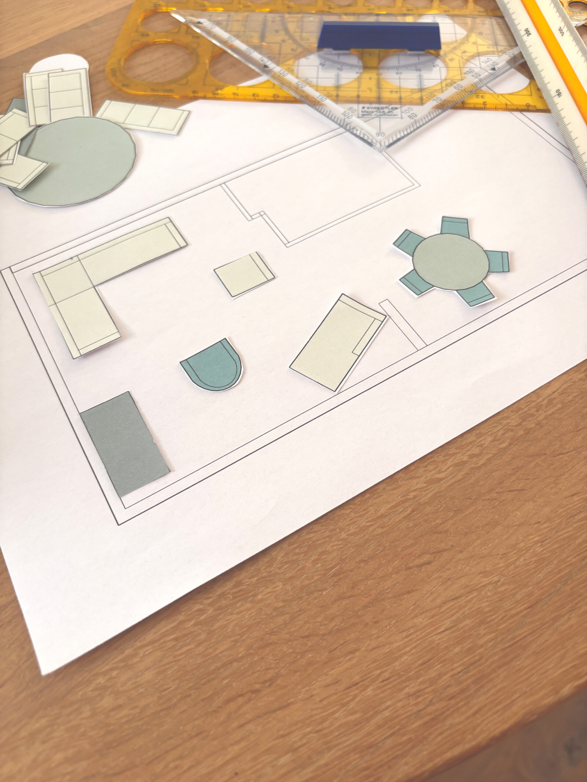 tekenen en schetsen van je plattegrond